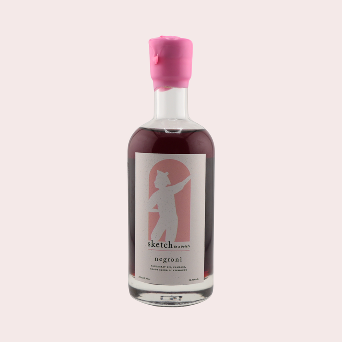 Sketch in a bottle - Negroni