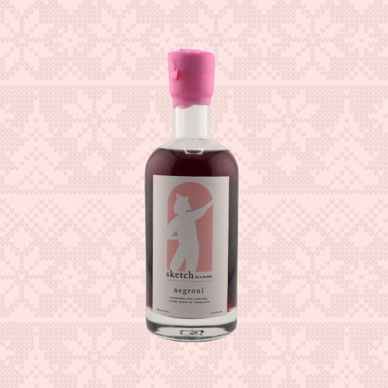 Load image into Gallery viewer, Sketch in a bottle - Negroni