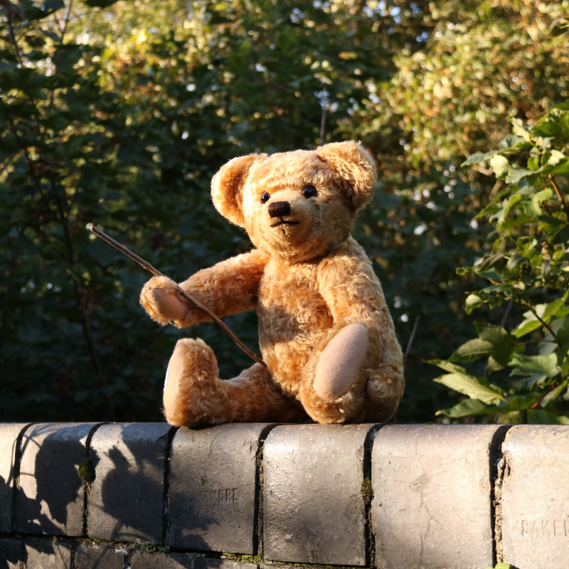 Load image into Gallery viewer, Edward: Christopher Robin's teddy bear 18"