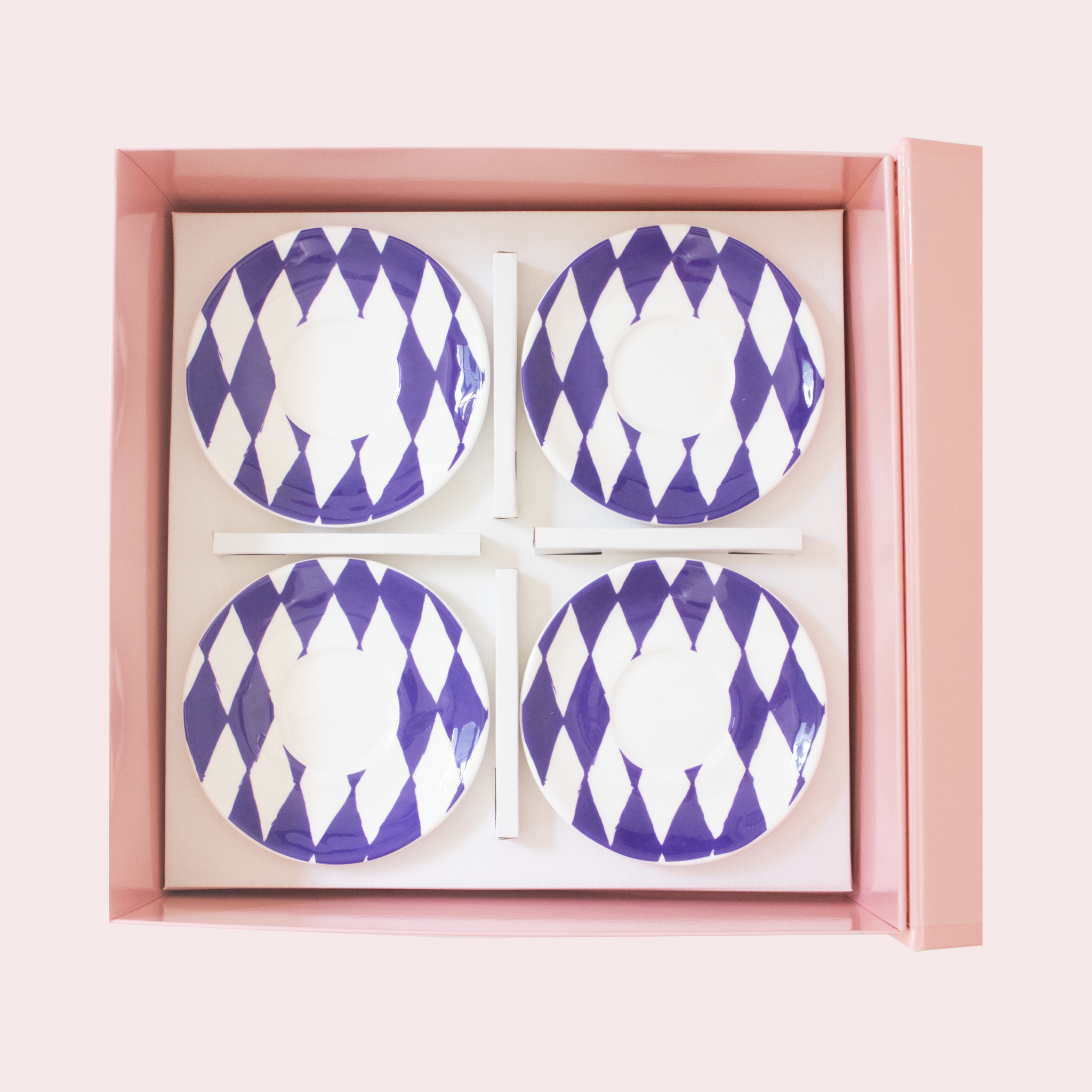 Load image into Gallery viewer, Yinka Shonibare: Set of 4 Tea Cups &amp; Saucers