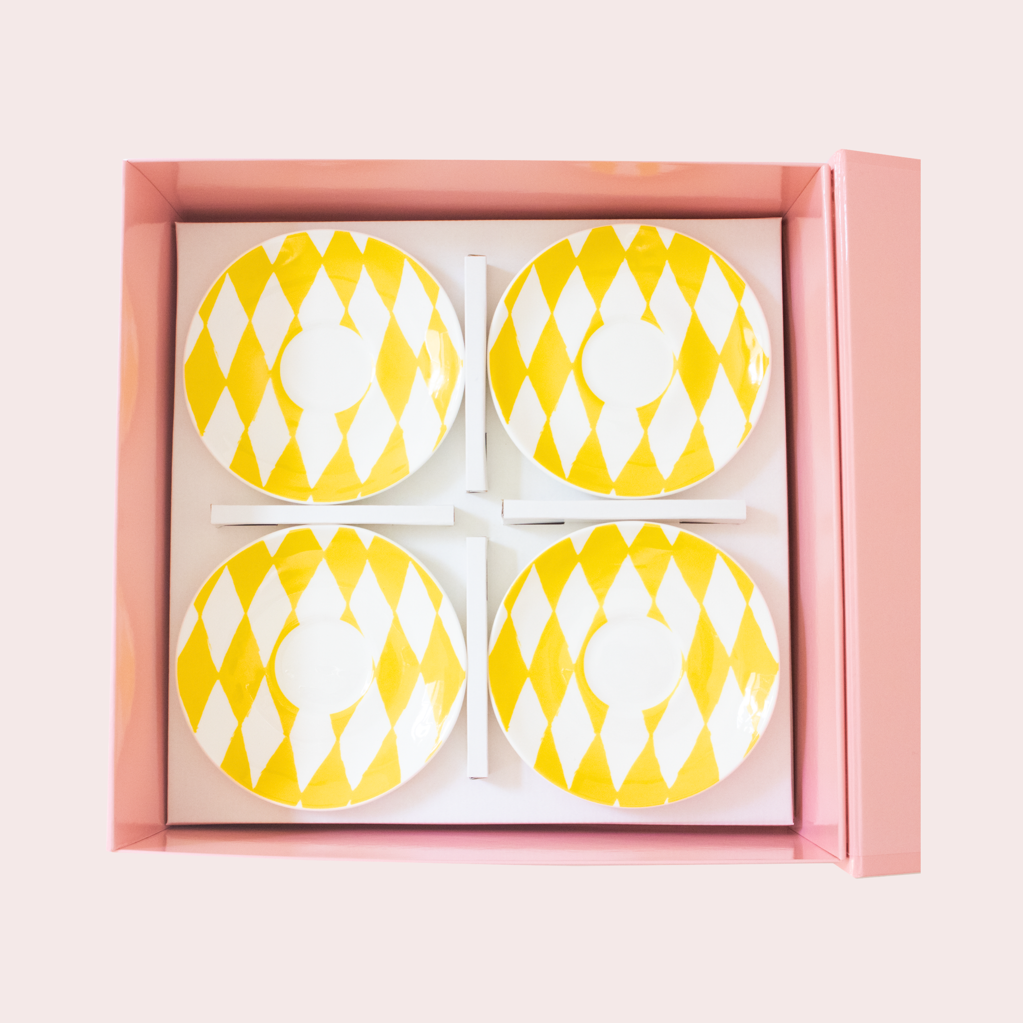 Load image into Gallery viewer, Yinka Shonibare: Set of 4 Espresso Cups &amp; Saucers