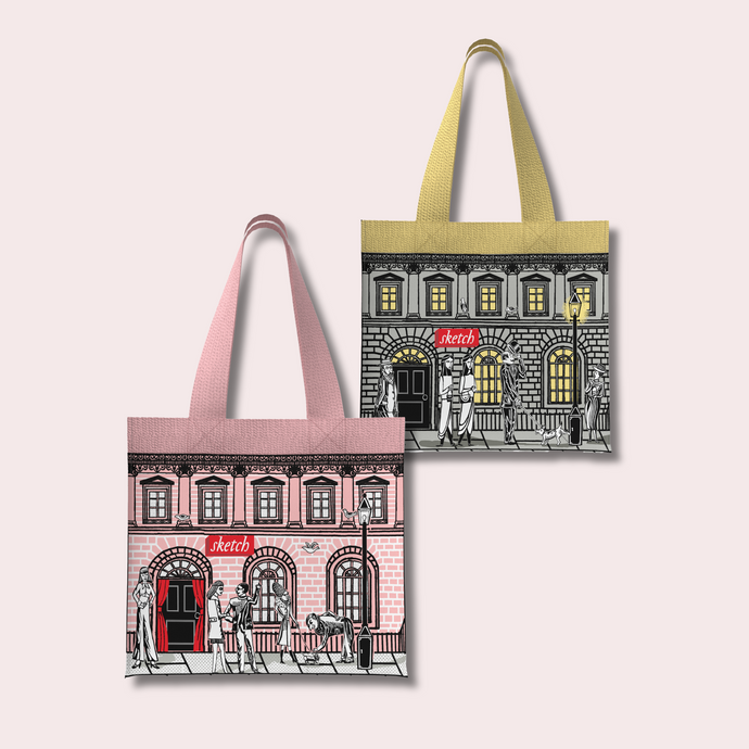 Set of 2 Canvas Tote Bags