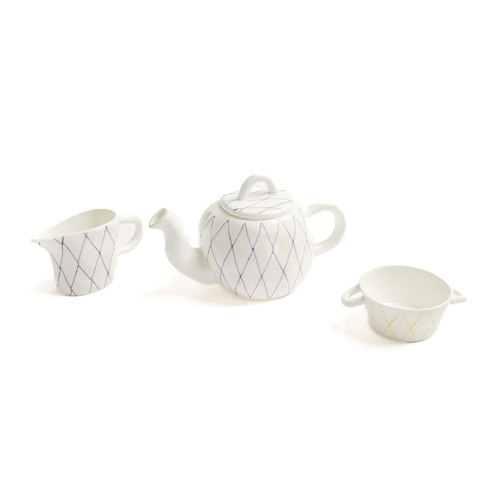 Teapot, Milk Jug & Sugar Bowl